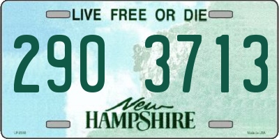 NH license plate 2903713