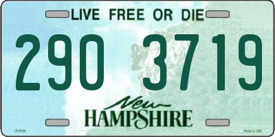 NH license plate 2903719