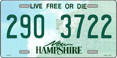 NH license plate 2903722