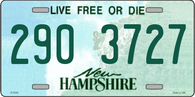 NH license plate 2903727