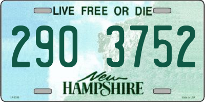 NH license plate 2903752