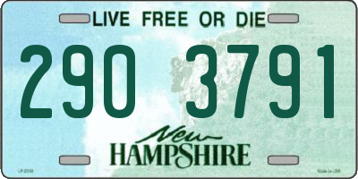 NH license plate 2903791