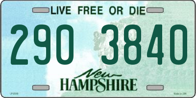 NH license plate 2903840