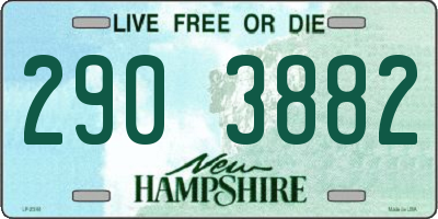 NH license plate 2903882