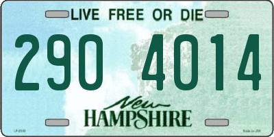 NH license plate 2904014