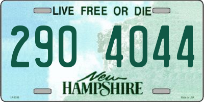 NH license plate 2904044