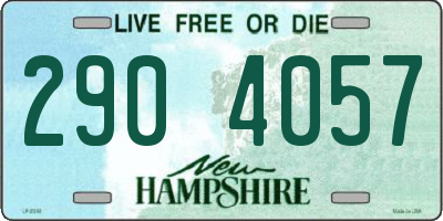 NH license plate 2904057