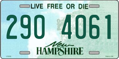 NH license plate 2904061
