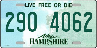 NH license plate 2904062