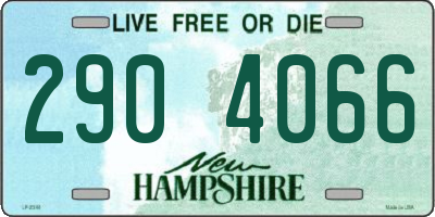 NH license plate 2904066