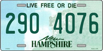NH license plate 2904076