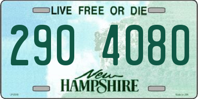 NH license plate 2904080