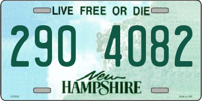 NH license plate 2904082