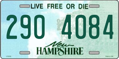 NH license plate 2904084