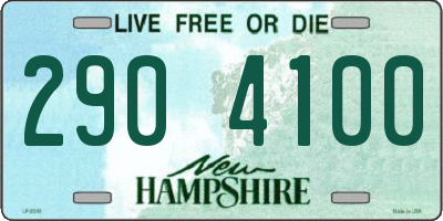 NH license plate 2904100