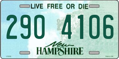 NH license plate 2904106