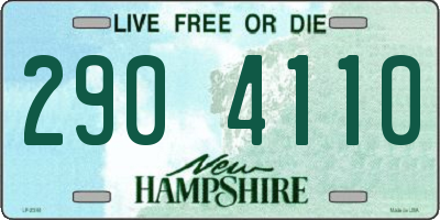 NH license plate 2904110