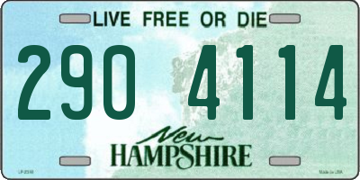 NH license plate 2904114