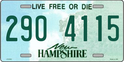 NH license plate 2904115