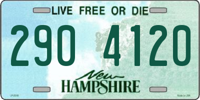 NH license plate 2904120
