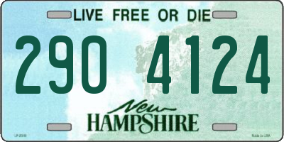 NH license plate 2904124