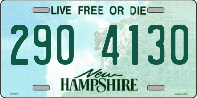 NH license plate 2904130