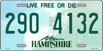 NH license plate 2904132