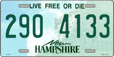 NH license plate 2904133