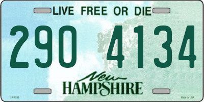 NH license plate 2904134