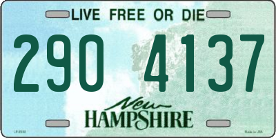 NH license plate 2904137