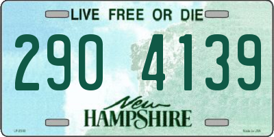 NH license plate 2904139