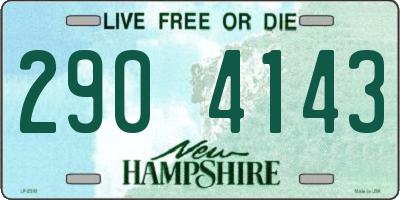 NH license plate 2904143