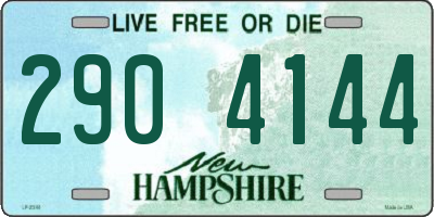 NH license plate 2904144