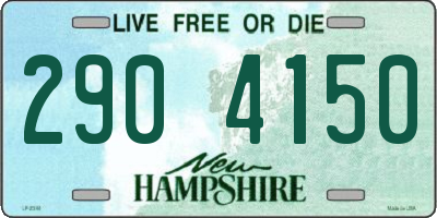 NH license plate 2904150