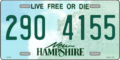 NH license plate 2904155