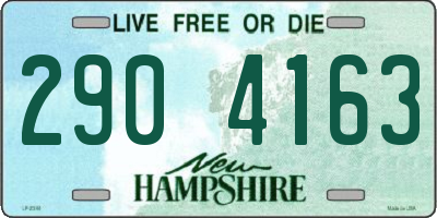 NH license plate 2904163