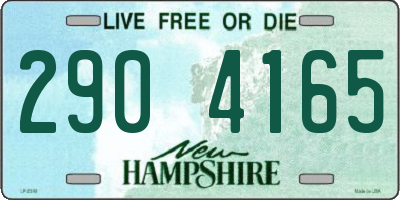 NH license plate 2904165