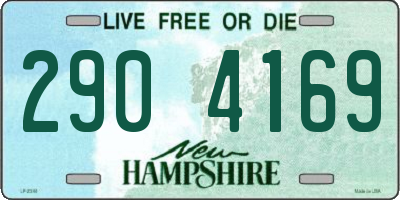 NH license plate 2904169