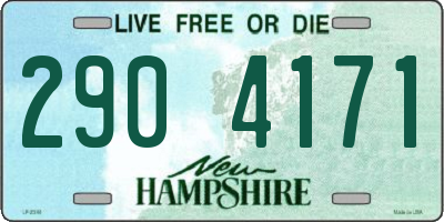 NH license plate 2904171