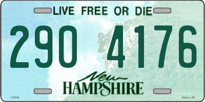 NH license plate 2904176