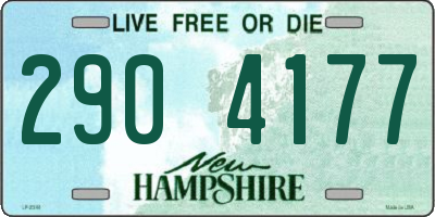 NH license plate 2904177