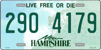 NH license plate 2904179