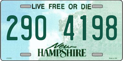 NH license plate 2904198