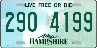 NH license plate 2904199