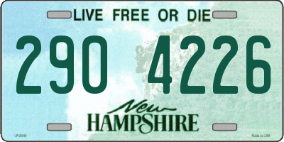 NH license plate 2904226