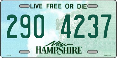 NH license plate 2904237
