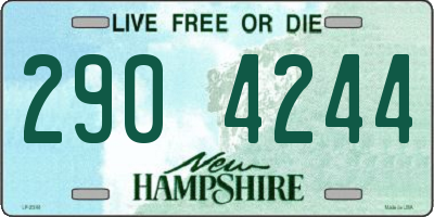 NH license plate 2904244