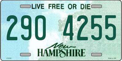 NH license plate 2904255