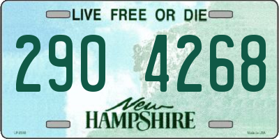 NH license plate 2904268