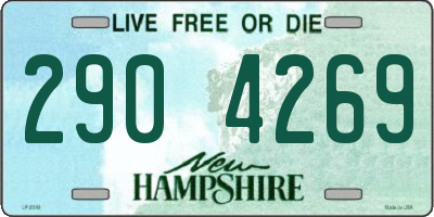 NH license plate 2904269